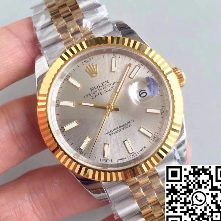 EW II M126333-0004 Dial Rolex Factory Rhodium Datejust 1102